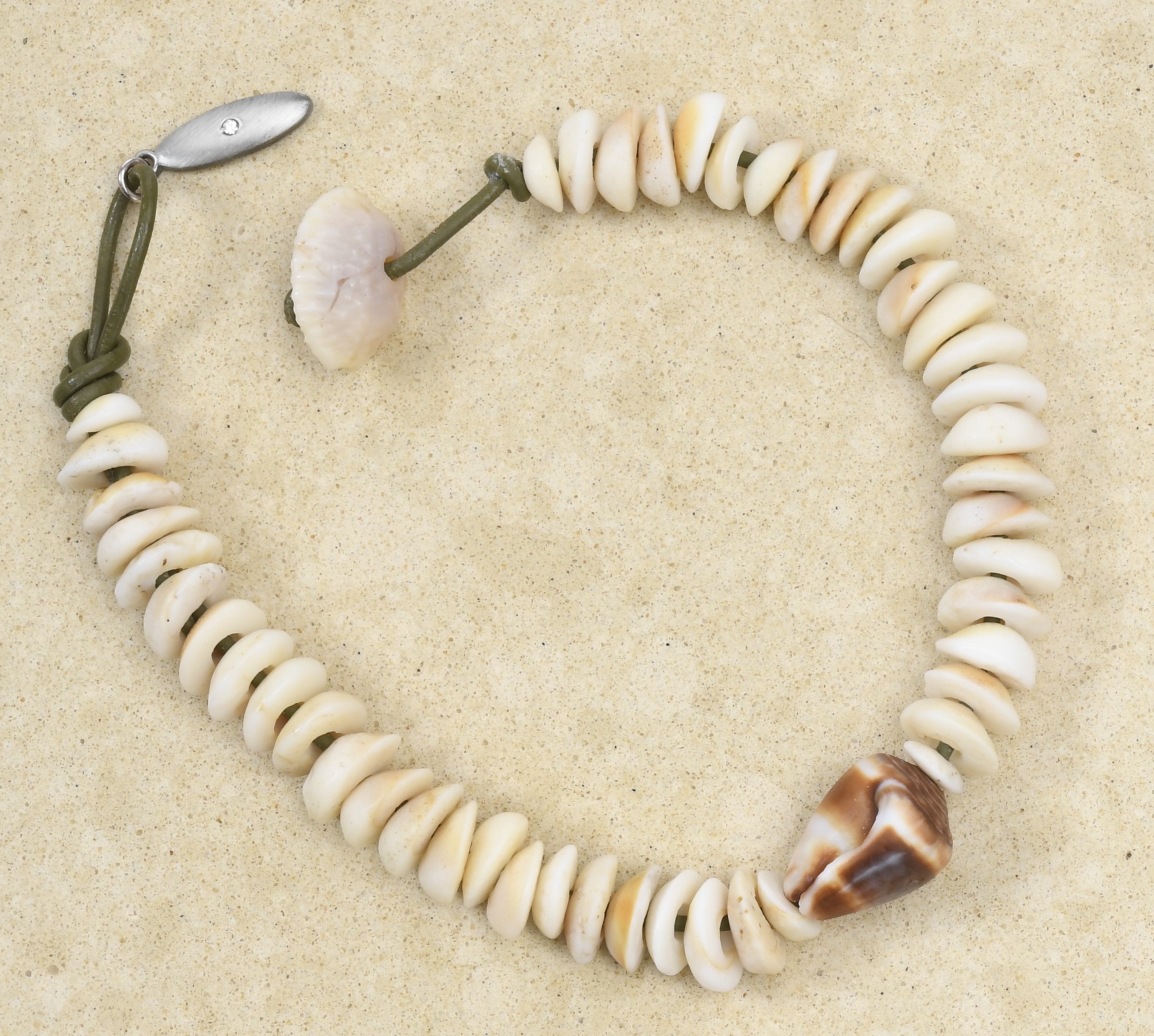 💙Original design Operculum Cat's Eye anklet unisex