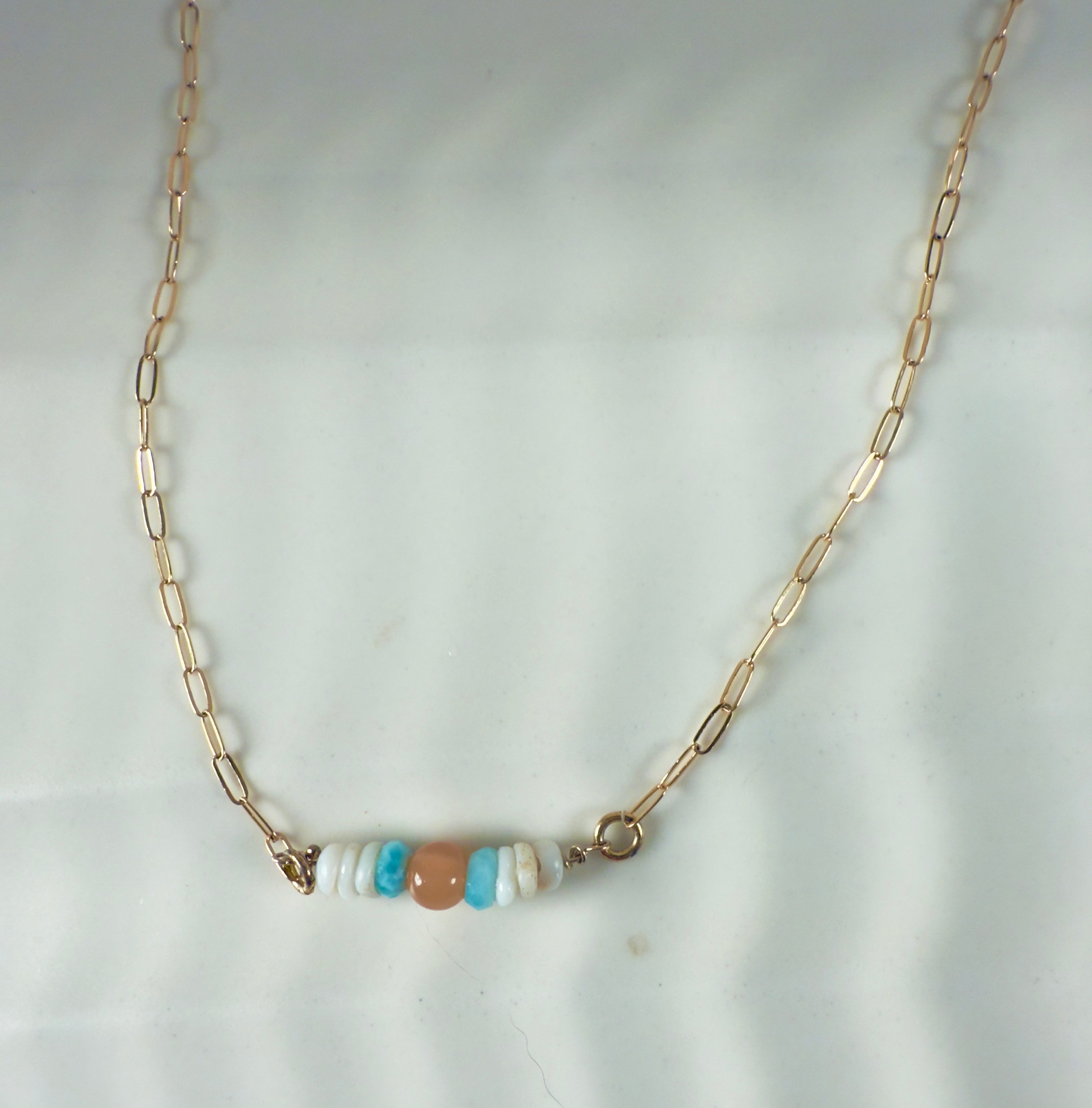 Coral and Blue