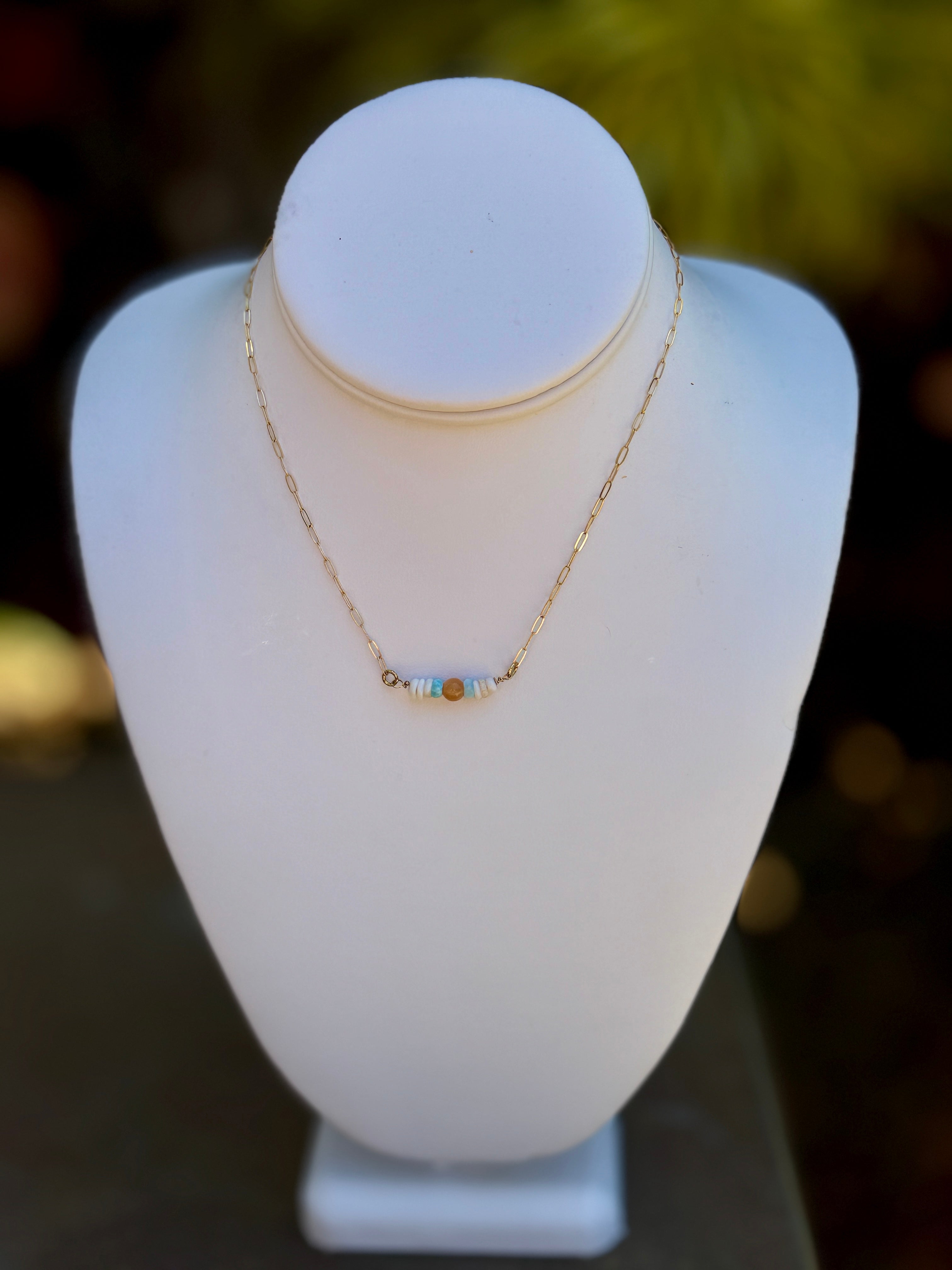 Coral and Blue
