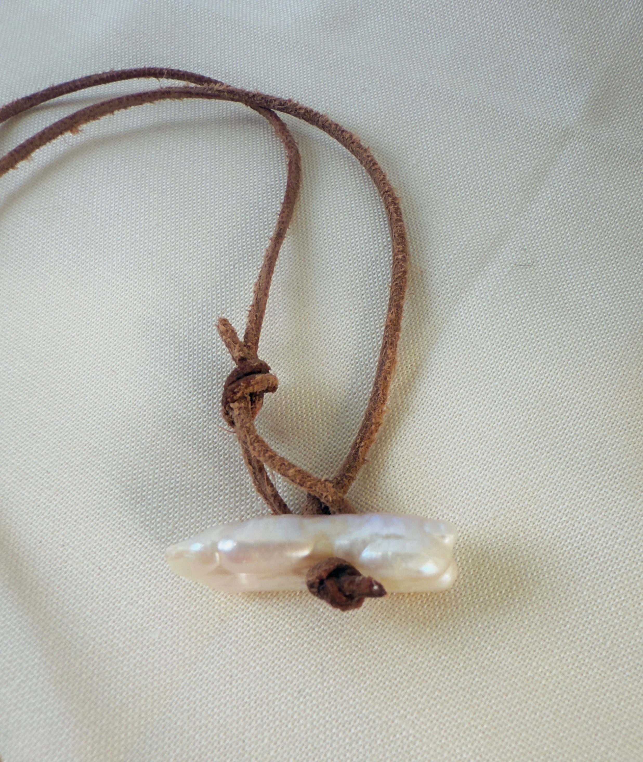 Czech green and Maui necklace