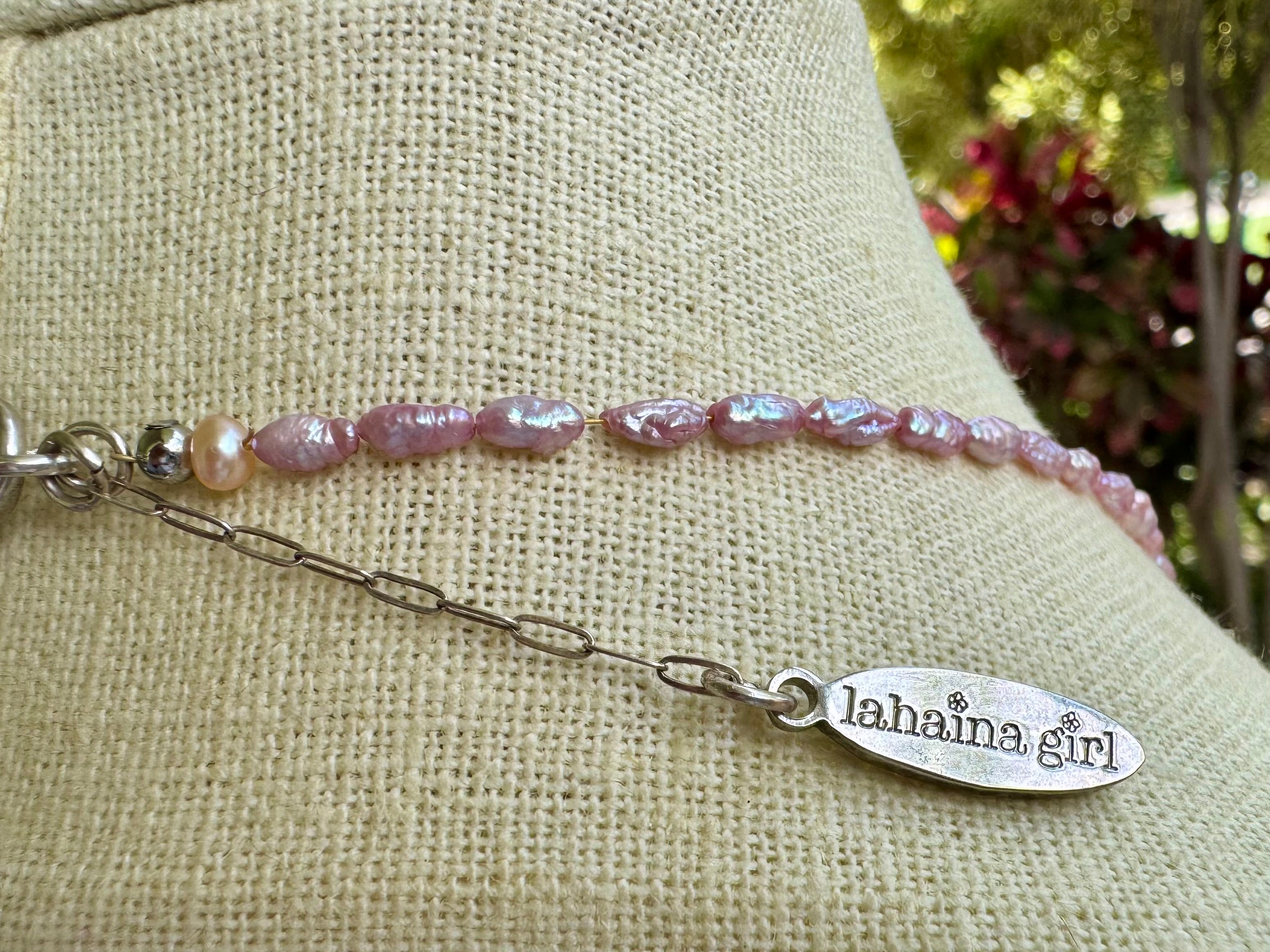 Hapa Lavendar Cone shell Lei