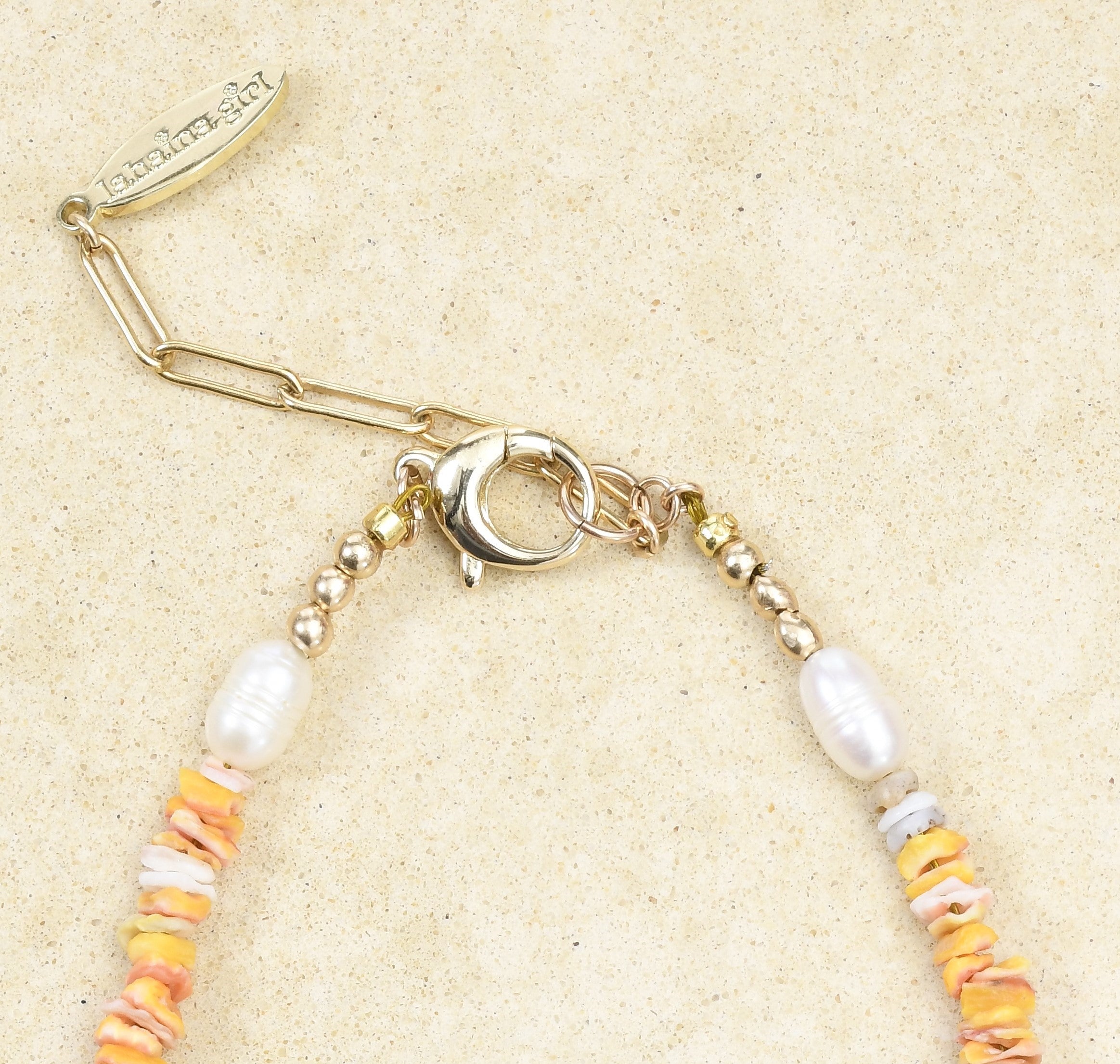 💙Original design Sunrise Shell Chip lei