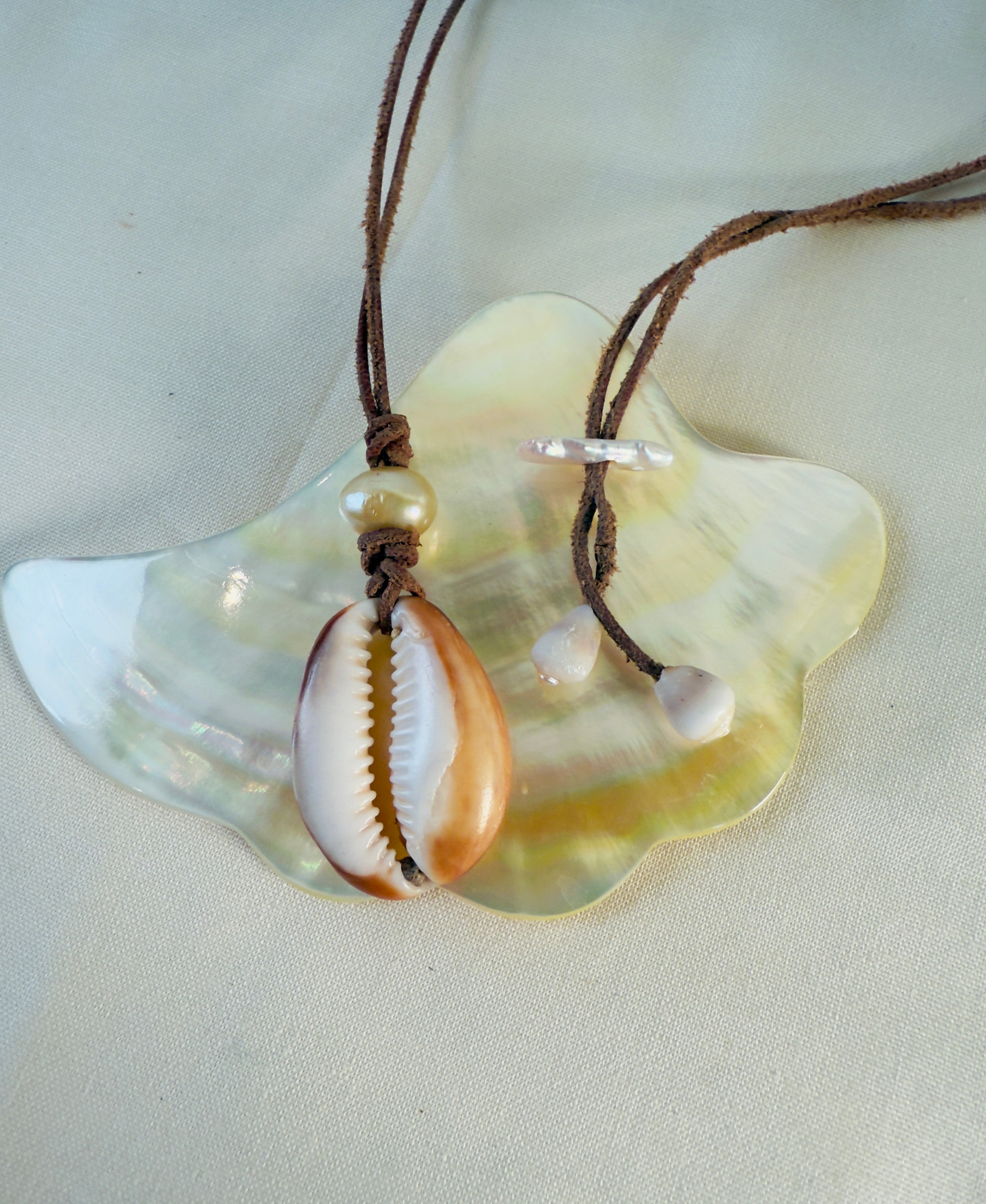 White smiling teeth and pearls