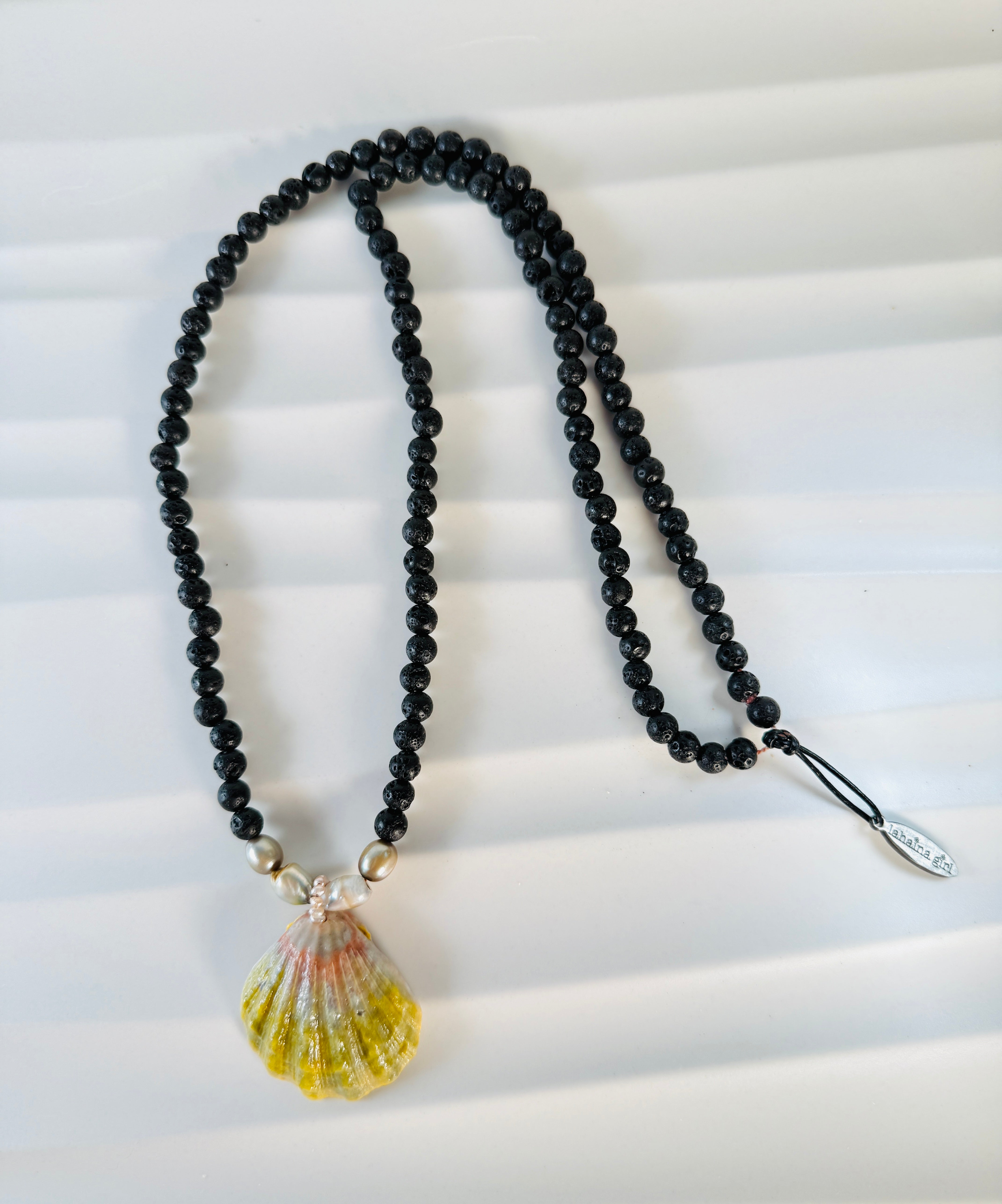 Black Lava and Moonrise Mala